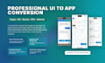 convert figma xd sketch PSD website UI to react native app
