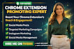 chrome extension promotion extension downloads chrome extension marketing