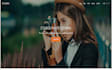 design squarespace photographers website videographer portfolio website