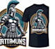 make custom t shirt mascot gladiator logo
