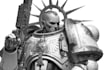 create warhammer 40k character art, grimdark illustrations