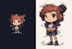 design cute mascot, cartoon character logo design