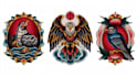 create traditional tattoo,logo design old school