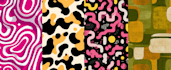 custom abstract textile pattern design