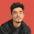 create a cartoon vector art portrait