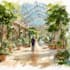draw a custom map illustration, destination wedding map