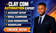 build automated lead generation and CRM workflows in clay com