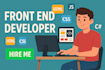 do custom website development as front end developer