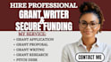 do winining nonprofit grant research, grant writing,   grant proposal writer