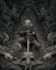 draw fantasy horror characters with dark cinematic style