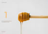 unique eye catching honey bee logo label design