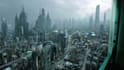 create a science fiction city, cyberpunk concept