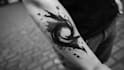 custom an abstract black tattoo design