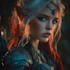 draw fantasy portrait with cinematic lighting