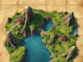 draw fantasy map, landscape design, rpg map dnd art