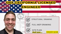 full engineering permit california licensed engineer, plan, california permit