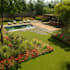 do landscape garden design, backyard, pool and terrace