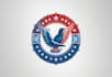 create patriotic and political logo