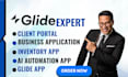 build glide app, glide ai, glide, glide developer for mobile app as glide expert