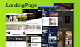 design high converting  landing page,  business website on wix squarespace
