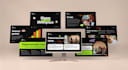 create modern presentation design