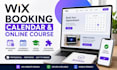 do wix booking, booking calendar, online course
