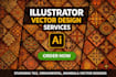 create seamless pattern design and vector pattern