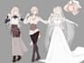 draw character design reference sheet