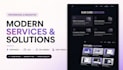 design and develop a modern responsive portfolio website