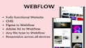 do a webflow bug fix and responsive cleanup