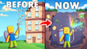 draw a roblox cartoon thumbnail for youtube