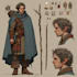 fantasy character and dnd character illustration