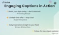 write engaging instagram and tiktok captions for your brand