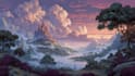 digitally paint fantasy landscape