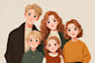 making a professional disney family portrait