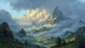 digitally paint fantasy landscape