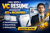 write a vc resume optimized for ats and recruiters