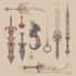 draw custom fantasy dnd weapons art and props