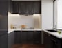 restyle 3d apartment interior, modern bedroom, ground floor render