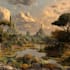 digitally paint fantasy landscape