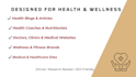 write SEO friendly health and wellness blog articles