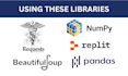 web scraping automation, python scripts and data extraction fast