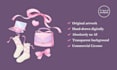 custom watercolor illustrations with transparent background