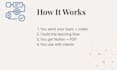 create a guided learning program in notion with exercises and PDF