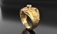 create high end custom ring jewelry 3d models