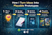 build a playable mobile game prototype in unity