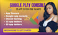 provide 20 google play app testers or 12 app tester console testing QA testing