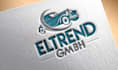 do modern professional scientific, electric logo