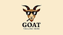 design outstanding cool smoking goat logo with express delivery