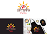 do make an modern custom travel, landmark logo
